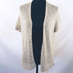 Ellen Fisher Open front light weight cardigan, L
